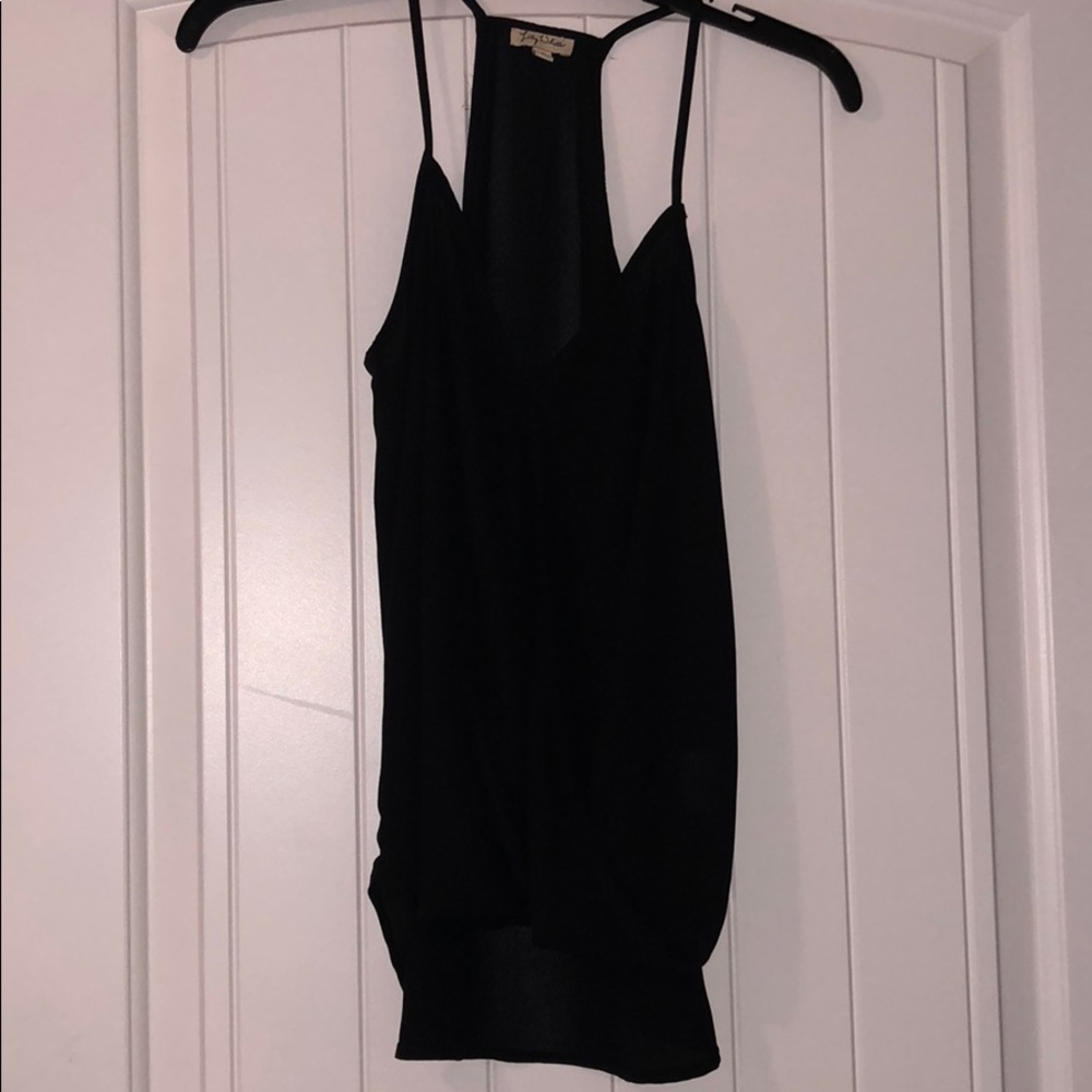 Black tank top